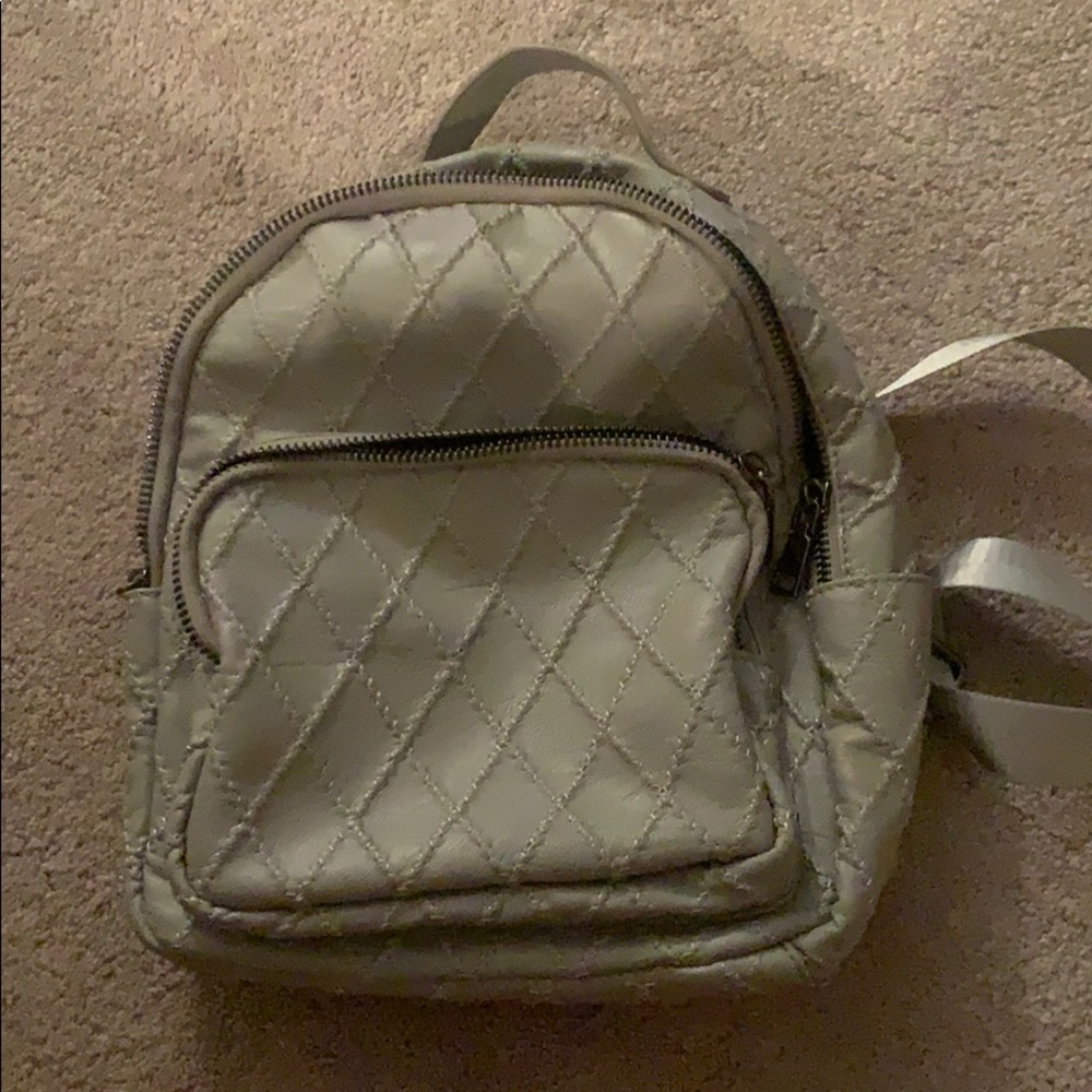 MMS tan bag